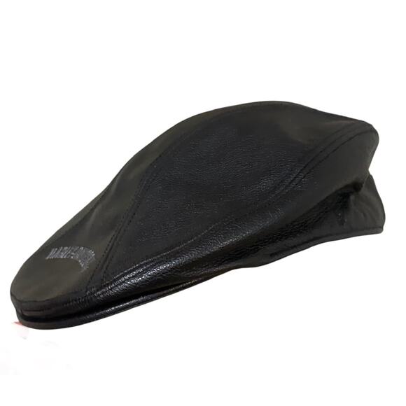 Harley-Davidson Men's Nostalgic Trademark Leather Ivy Cap - Picture 10 of 10